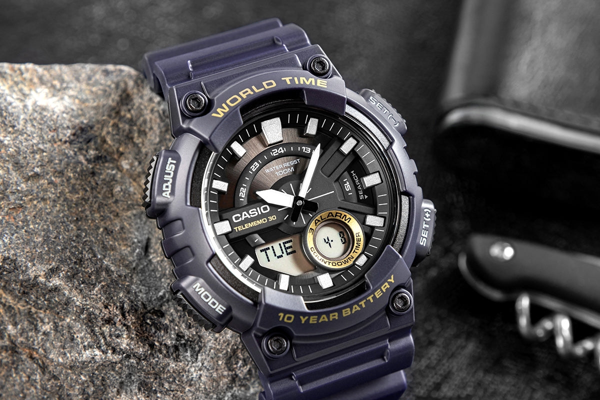 Herrenuhr CASIO Gerton AEQ-110W-2AVDF + BOX