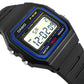 Herrenuhr CASIO F-91W-1YEG + BOX