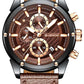 Giewont Chronograph Saphir Herrenuhr Schwarz Braun GW8810-A3