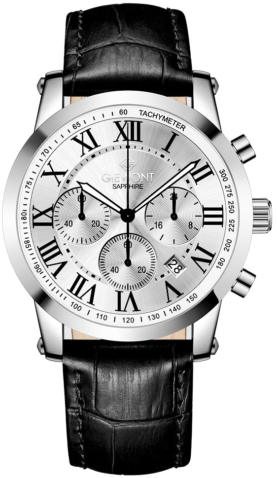 Herrenuhr Giewont Chronograph Saphir Silber GW6260-A1