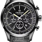 Zegarek Męski Giewont Chronograph Sapphire Czarny GW7650-A4