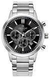 Zegarek Męski Giewont Chronograph Sapphire Srebrno Czarny GW8510-B1