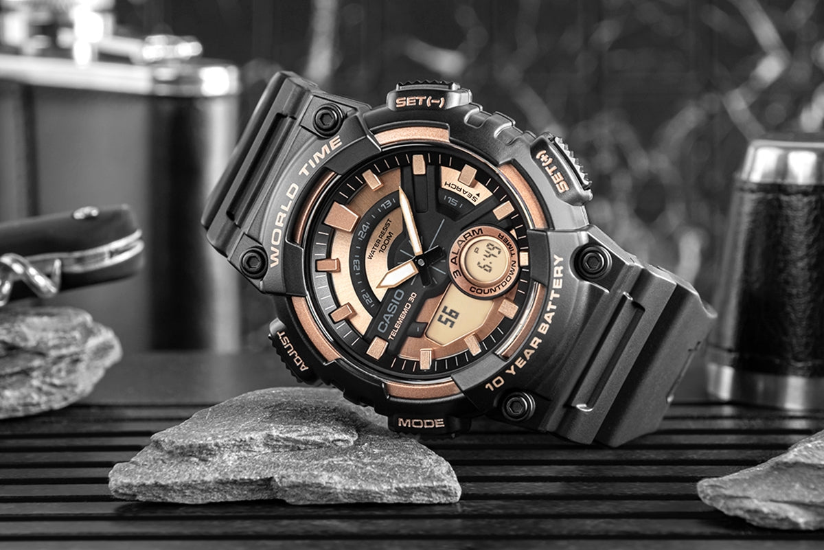 Zegarek Męski CASIO Gerton AEQ-110W-1A3VDF + BOX