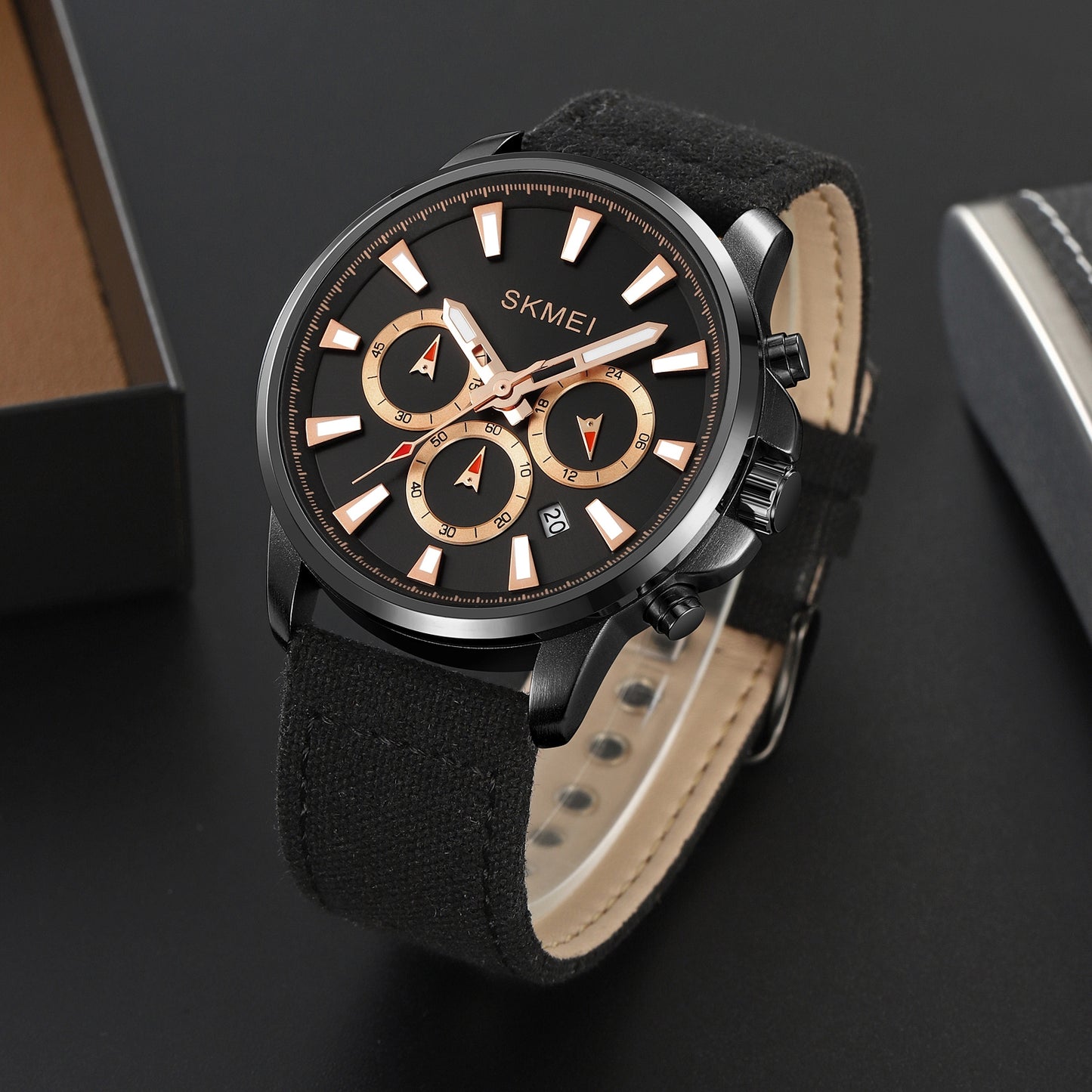 Herrenuhr Skmei 2071LBKBK + Box