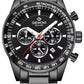 Zegarek Męski Giewont Chronograph Sapphire Czarny GW9140-B2
