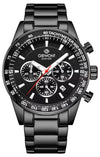 Zegarek Męski Giewont Chronograph Sapphire Czarny GW9140-B2