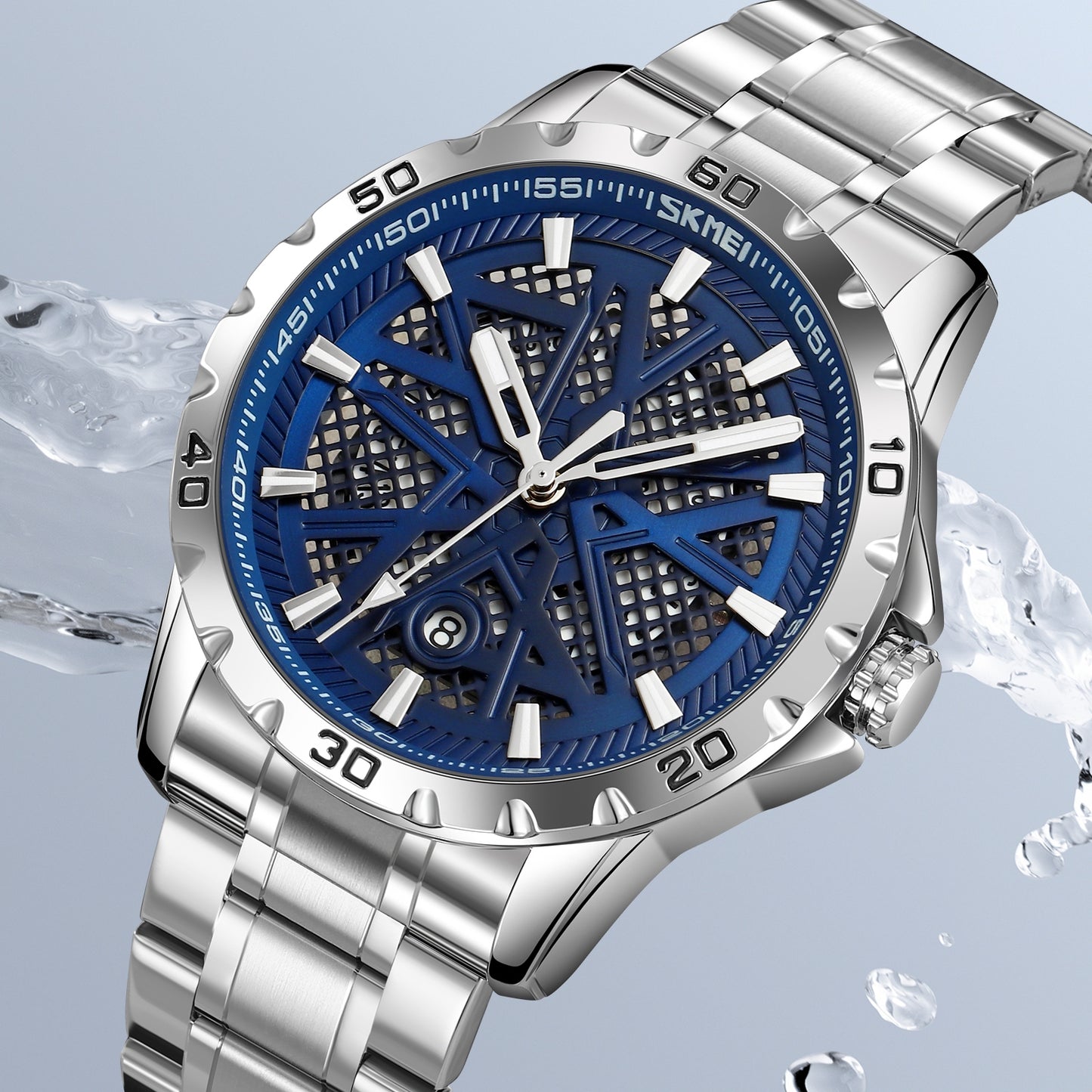 Herrenuhr Skmei 9337BU + BOX