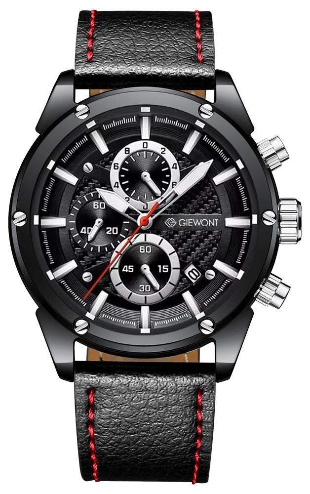 Men's Watch Giewont Chronograph Sapphire Black GW8810-A1