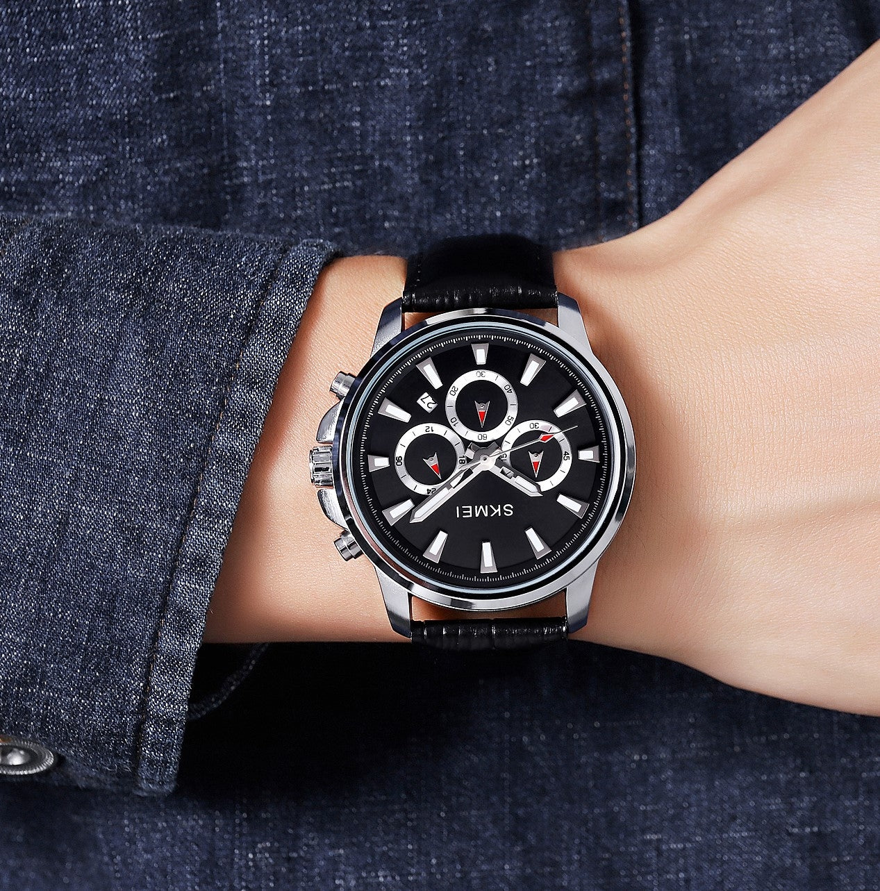 Herrenuhr Skmei 2071LSIBK + Box