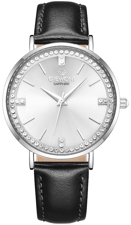 Zegarek Damski Giewont Sapphire Srebrny GW5390-A1