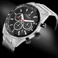 Zegarek Męski Giewont Chronograph Sapphire Srebrno Czarny GW9140-B1