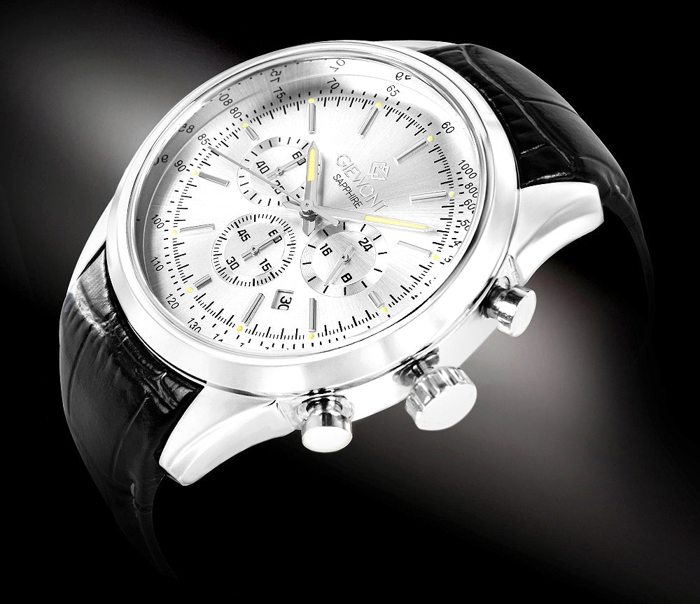 Herrenuhr Giewont Chronograph Saphir Silber GW7650-A1