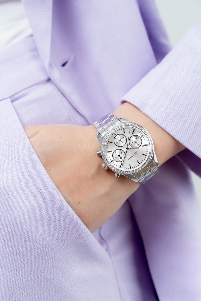 PAUL LORENS PL20020B-3C1 Damenarmbanduhr + BOX
