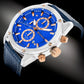Herrenuhr Giewont Chronograph Saphir Silber-Blau GW8810-A2