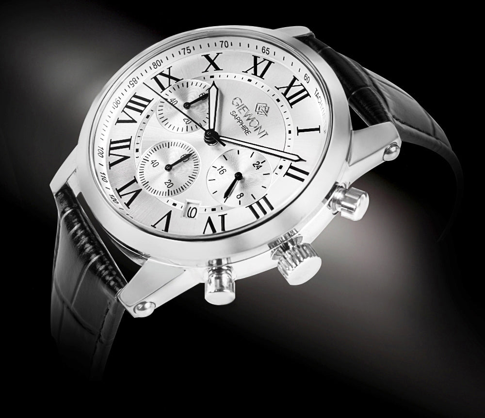 Herrenuhr Giewont Chronograph Saphir Silber GW6260-A1