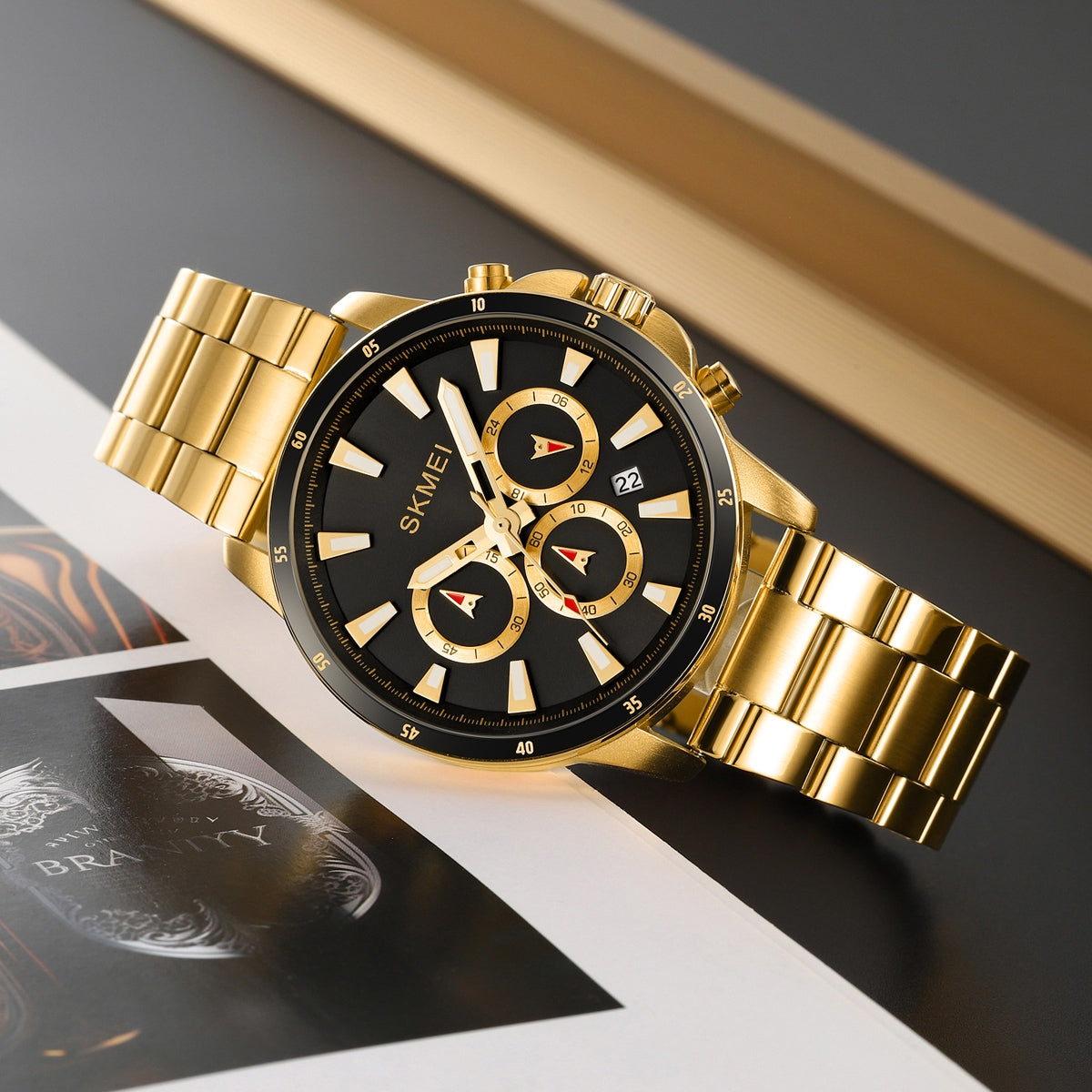 Herrenuhr Skmei 2295GD + BOX