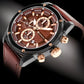 Giewont Chronograph Saphir Herrenuhr Schwarz Braun GW8810-A3