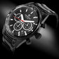 Zegarek Męski Giewont Chronograph Sapphire Czarny GW9140-B2