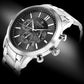Zegarek Męski Giewont Chronograph Sapphire Srebrno Czarny GW8510-B1