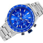 Zegarek Męski Giewont Chronograph Sapphire Srebrno Niebieski GW9580-B3