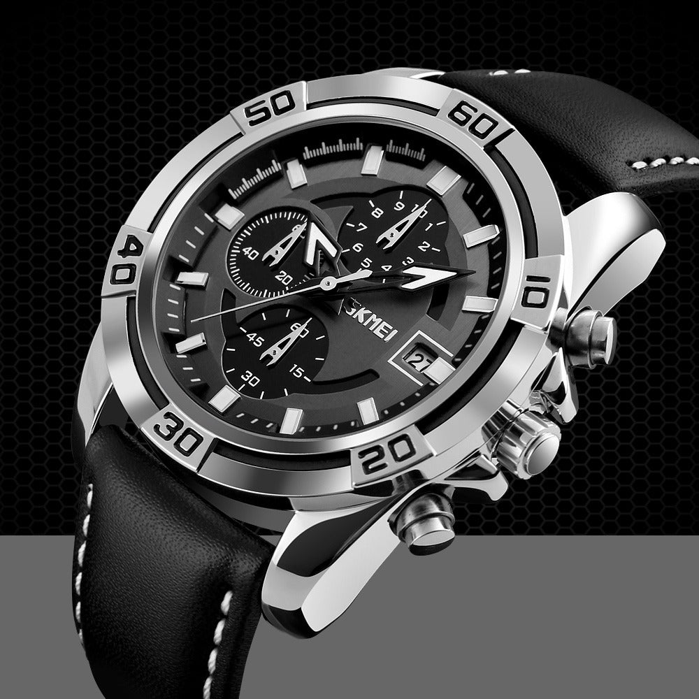Herrenuhr Skmei 9156SIBK + BOX
