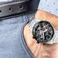 Zegarek Męski Giewont Chronograph Sapphire Srebrno Czarny GW9140-B1