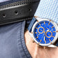 Herrenuhr Giewont Chronograph Saphir Silber-Blau GW8810-A2