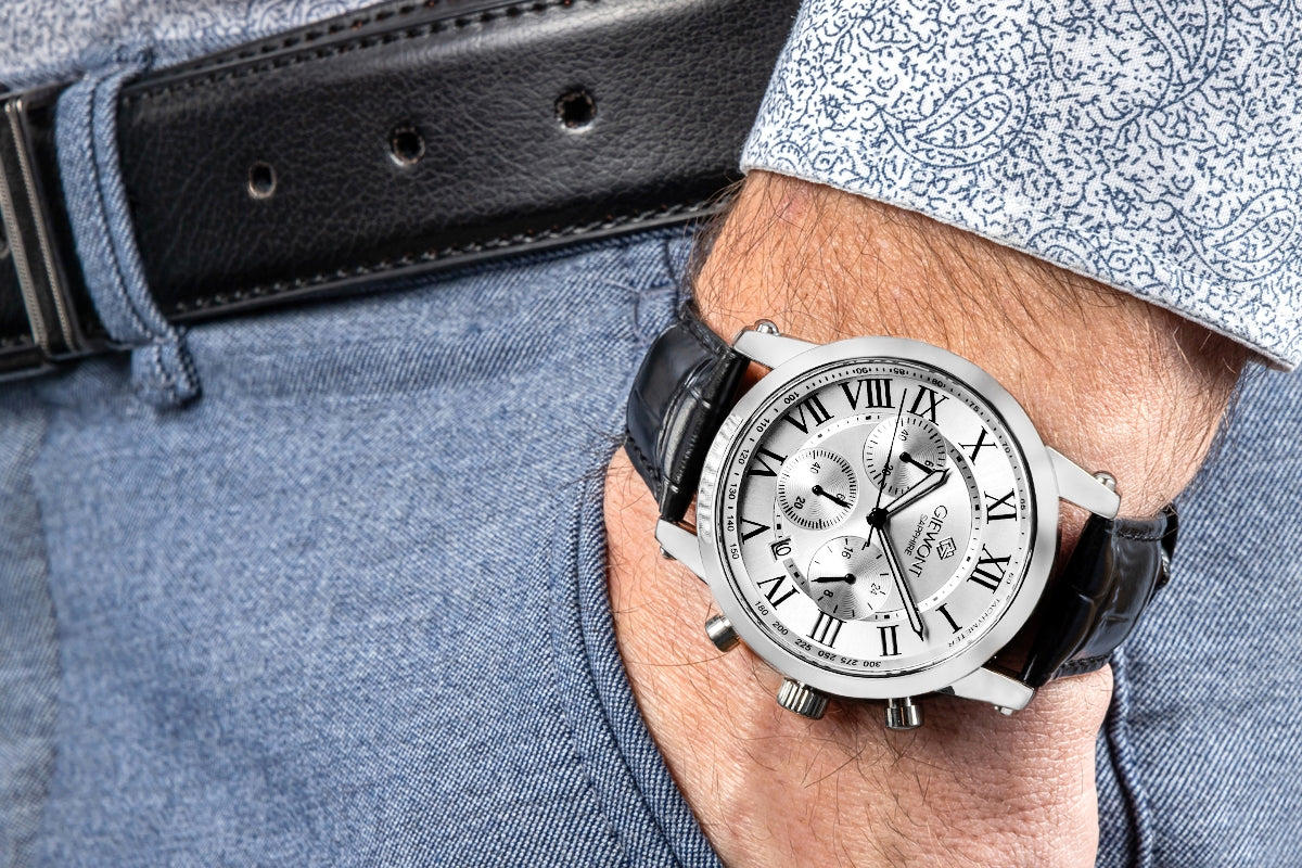 Herrenuhr Giewont Chronograph Saphir Silber GW6260-A1