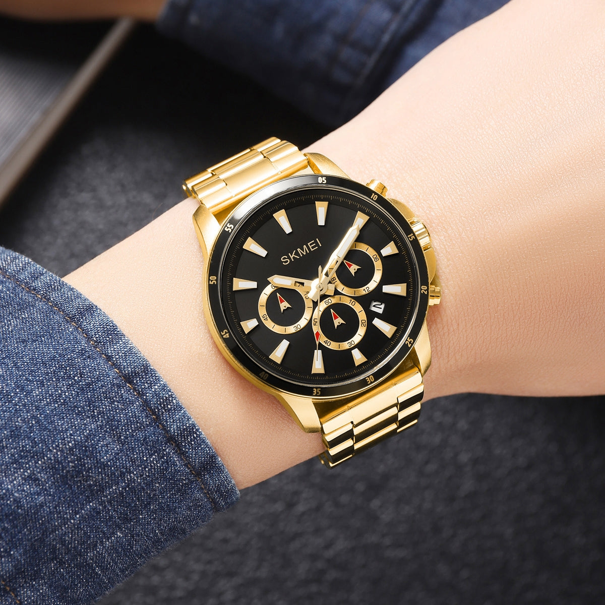 Herrenuhr Skmei 2295GD + BOX