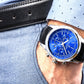 Herrenuhr Giewont Chronograph Saphir Silber-Blau GW7650-A3