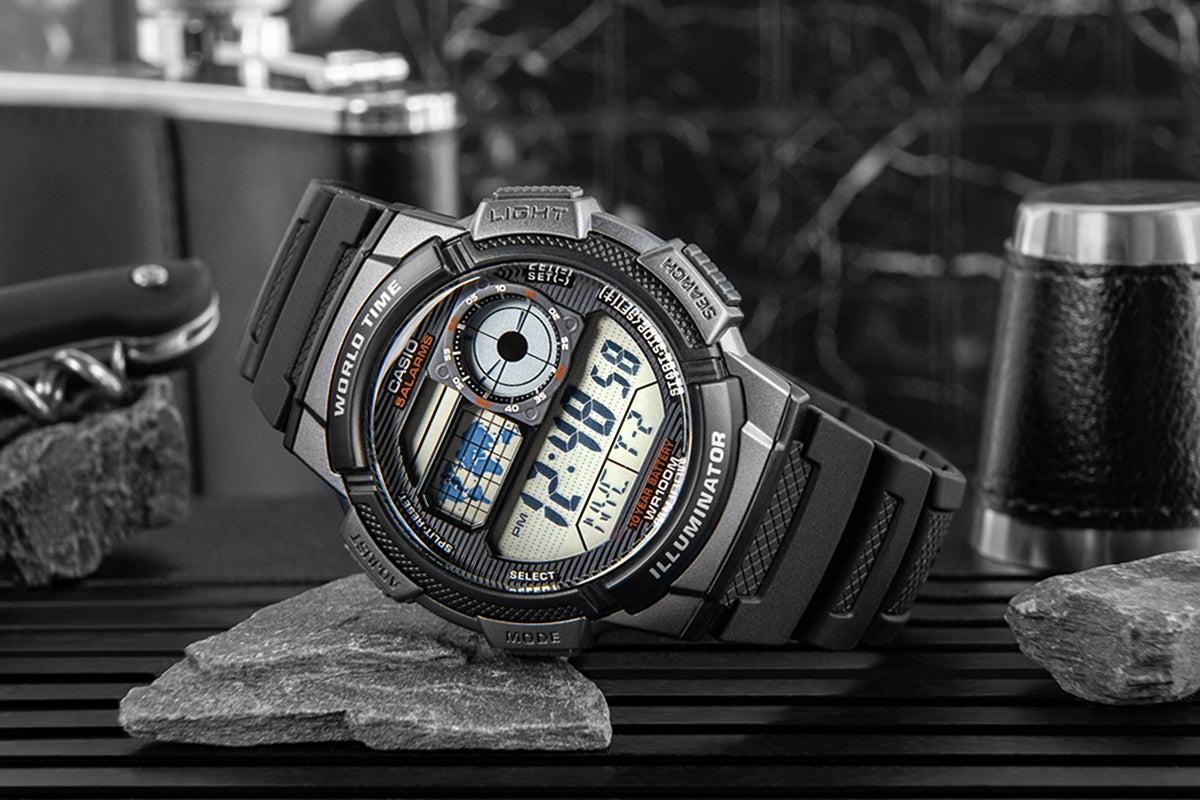 Zegarek Męski CASIO AE-1000W-1BVDF + BOX