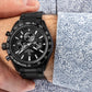 Zegarek Męski Giewont Chronograph Sapphire Czarny GW9580-B2