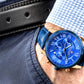 Zegarek Męski Giewont Chronograph Sapphire Miedziano Niebieski GW6260-A5