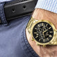 Zegarek Męski Giewont Chronograph Sapphire Złoto Czarny GW8510-B5