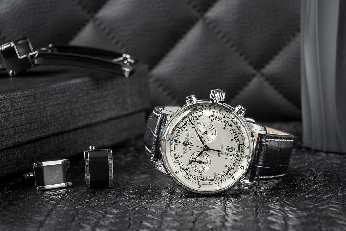 Zegarek Męski ZEPPELIN 100 Yahre 7690-1 + BOX