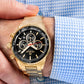 Zegarek Męski Giewont Chronograph Sapphire Złoto Czarny GW9140-B4