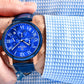 Zegarek Męski Giewont Chronograph Sapphire Miedziano Niebieski GW6260-A5