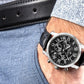 Herrenuhr Giewont Chronograph Saphir Silber Schwarz GW6260-A2