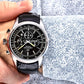 Zegarek Męski Giewont Chronograph Sapphire Srebrno Czarny GW7650-A2