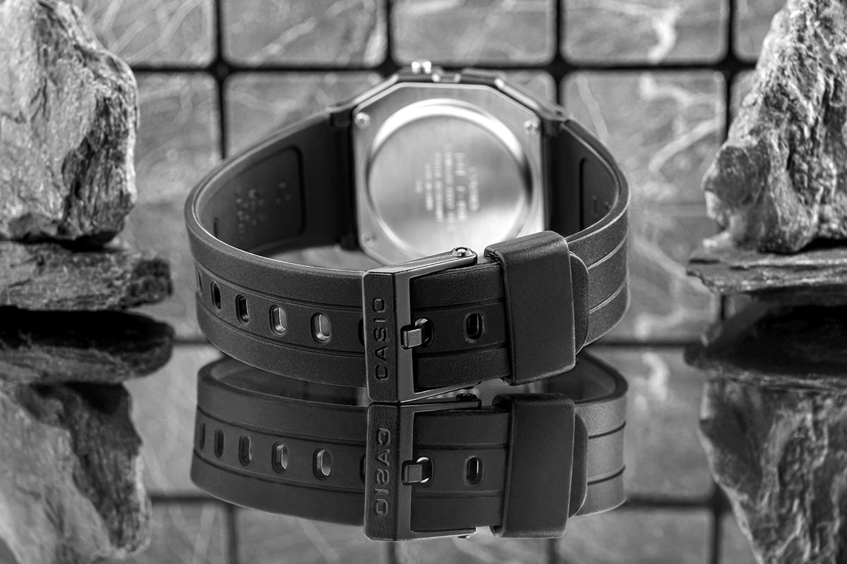 Herrenuhr CASIO F-91W-1YEG + BOX