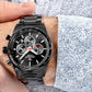 Zegarek Męski Giewont Chronograph Sapphire Czarny GW9140-B2