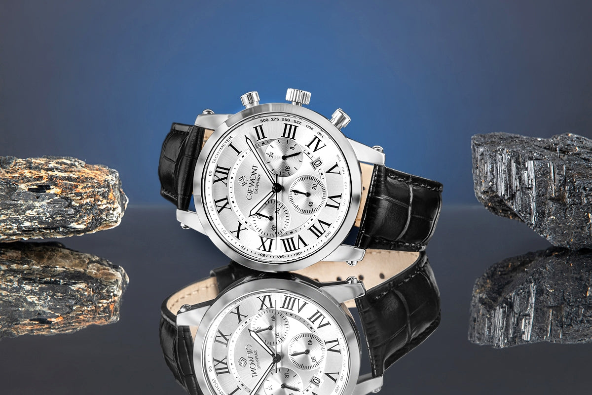 Herrenuhr Giewont Chronograph Saphir Silber GW6260-A1