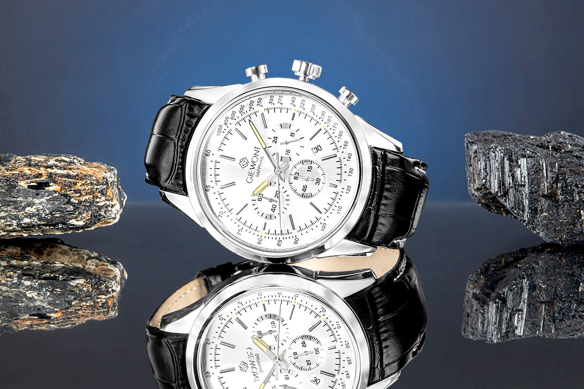 Herrenuhr Giewont Chronograph Saphir Silber GW7650-A1