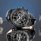 Zegarek Męski Giewont Chronograph Sapphire Czarny GW7650-A4