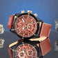 Giewont Chronograph Saphir Herrenuhr Schwarz Braun GW8810-A3