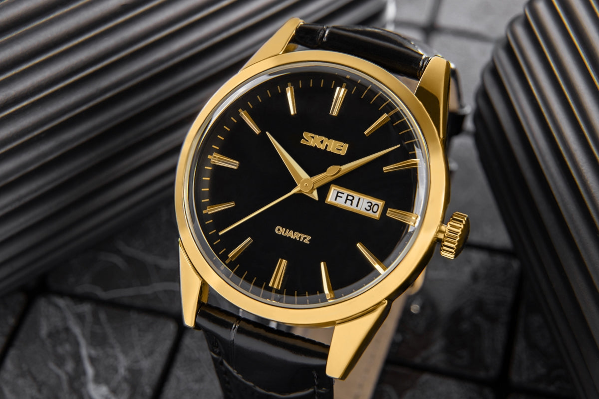 Herrenuhr Skmei 9073GDBK-B + BOX
