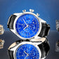 Herrenuhr Giewont Chronograph Saphir Silber-Blau GW7650-A3