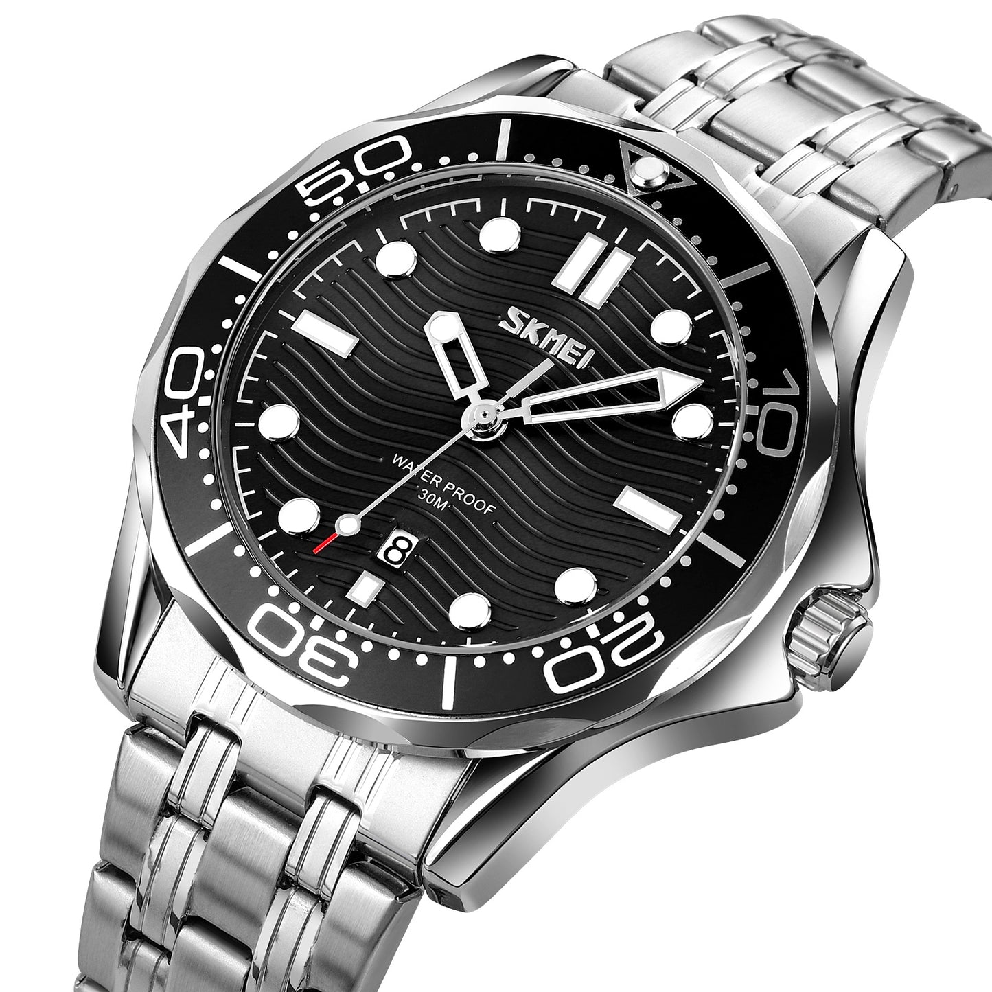 Herrenuhr Skmei 9276SISIBK + Box