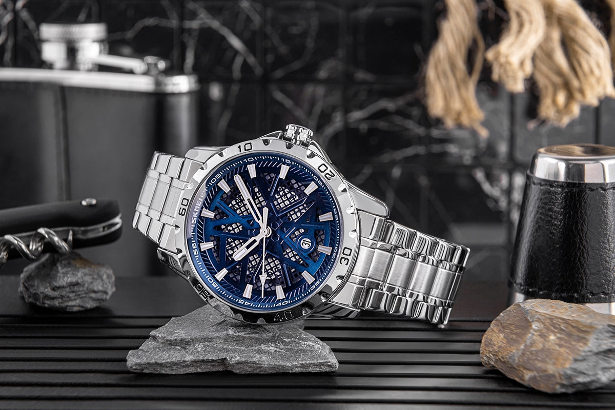 Herrenuhr Skmei 9337BU + BOX