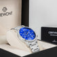 Zegarek Męski Giewont Chronograph Sapphire Srebrno Niebieski GW8510-B3